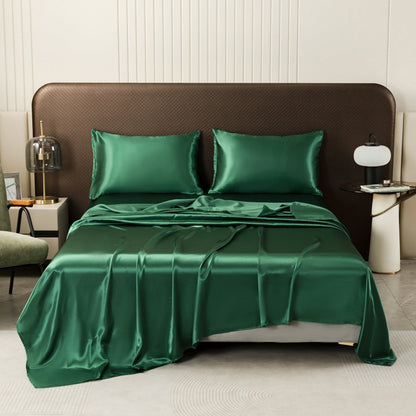 Solid Color Satin Flat Sheet