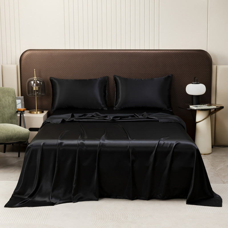 Solid Color Satin Flat Sheet