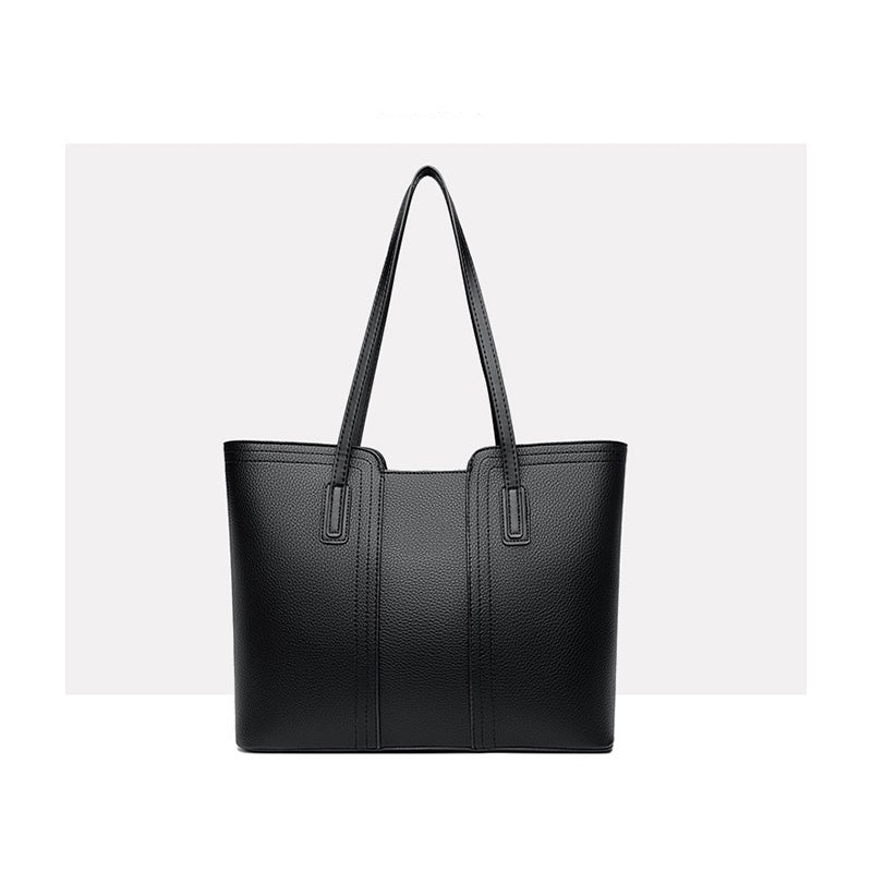 Women's Classic PU Leather Tote Bag