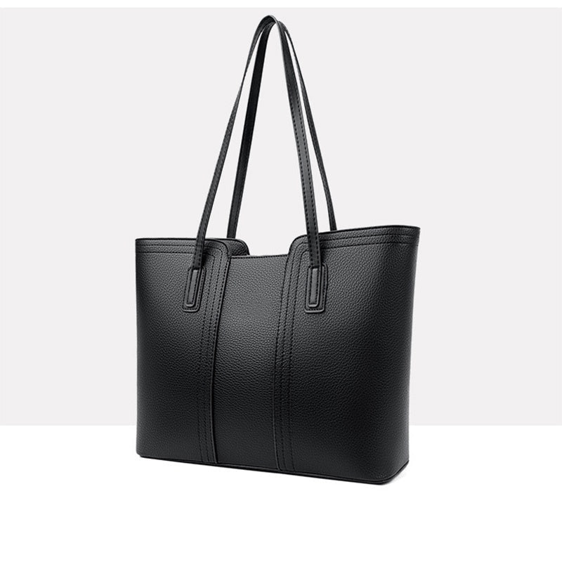 Women's Classic PU Leather Tote Bag