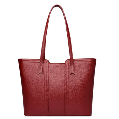 Women's Classic PU Leather Tote Bag