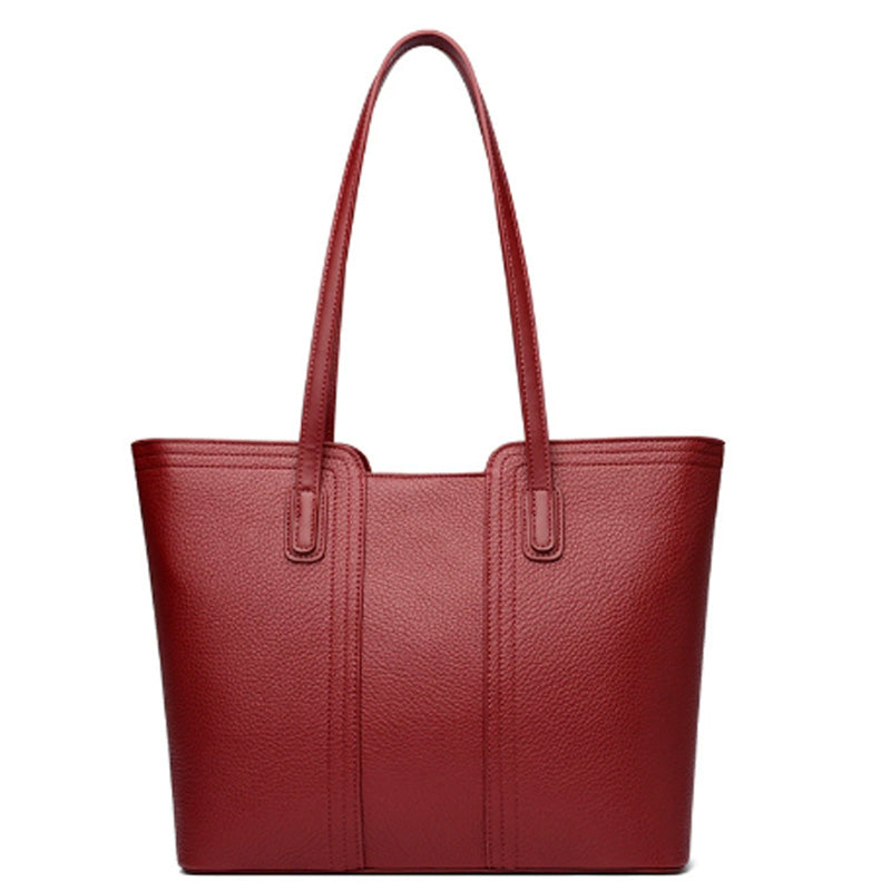 Women's Classic PU Leather Tote Bag