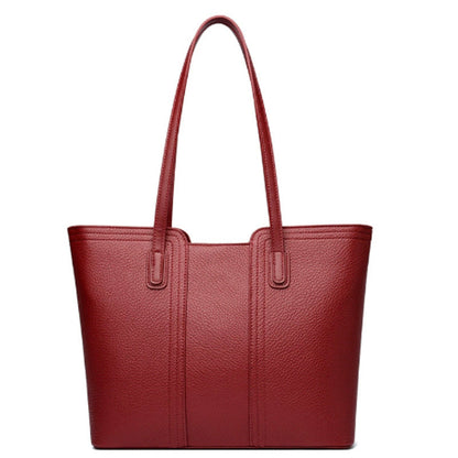 Women's Classic PU Leather Tote Bag