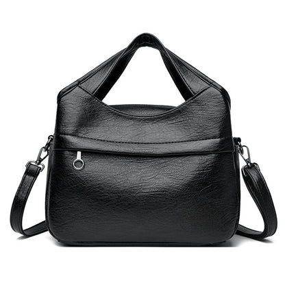 🎀 Effortless Everyday Chic | Soft Faux Leather Crossbody Bag | Lightweight & Hands-Free 🛍️【50% OFF】