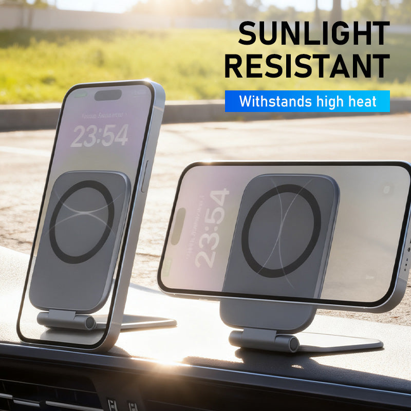 📢📢50% OFF!!⏰Magnetic Strong-Hold Phone Mount—Sticks Like a Magnet, Stands Like a Rock!📱⚡