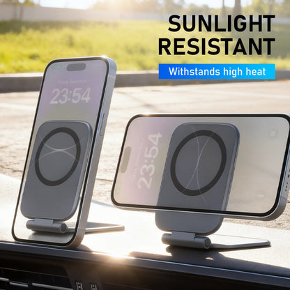 📢📢50% OFF!!⏰Magnetic Strong-Hold Phone Mount—Sticks Like a Magnet, Stands Like a Rock!📱⚡