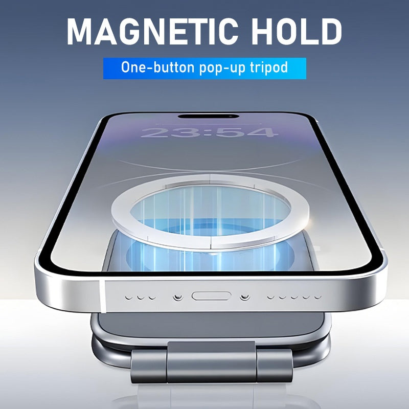 📢📢50% OFF!!⏰Magnetic Strong-Hold Phone Mount—Sticks Like a Magnet, Stands Like a Rock!📱⚡