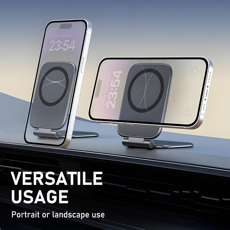 📢📢50% OFF!!⏰Magnetic Strong-Hold Phone Mount—Sticks Like a Magnet, Stands Like a Rock!📱⚡