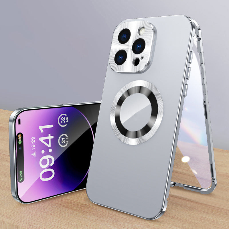 Magnetic Full Body Metal Case with Screen Protector for 17 Series