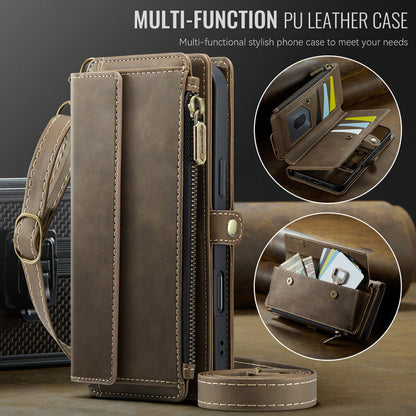 Crossbody Wallet Phone Case with RFID Blocking