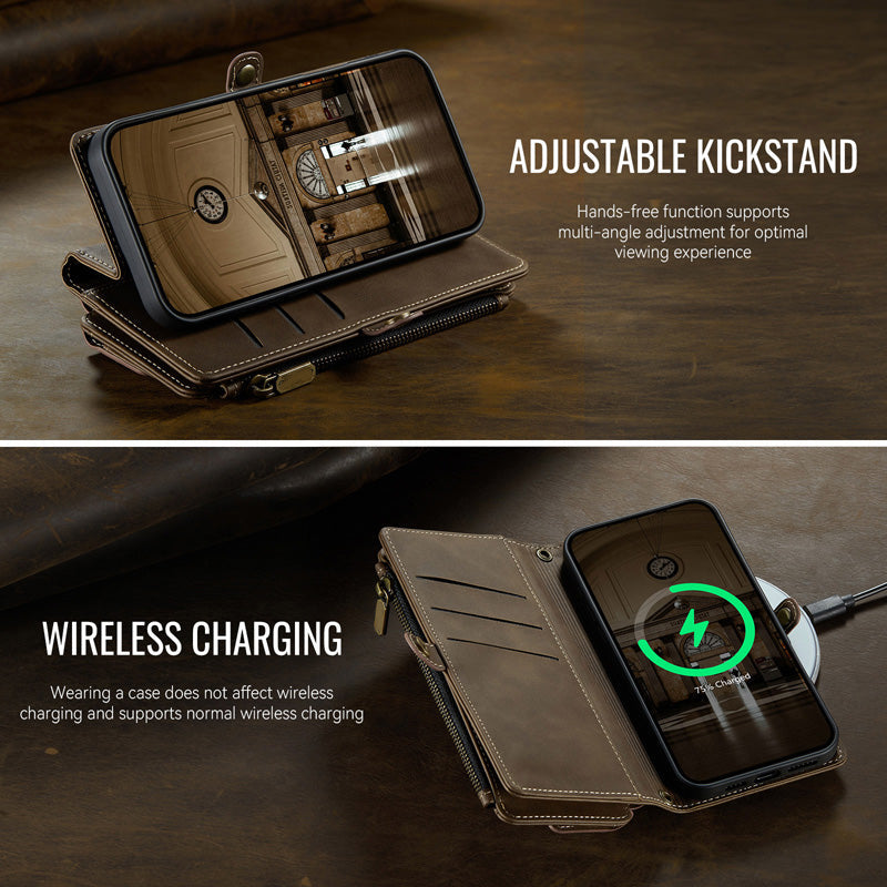 Crossbody Wallet Phone Case with RFID Blocking