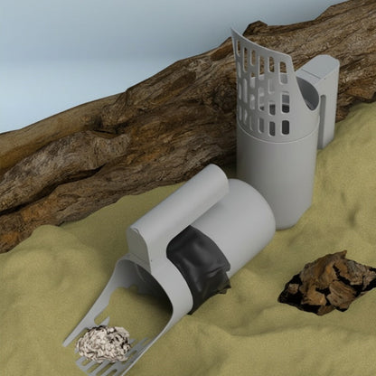 Cat Litter Scoop with Trash Can