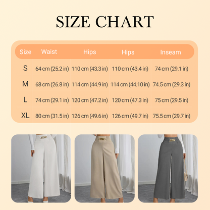 Women’s Stylish High-Waist Wide-Leg Pants