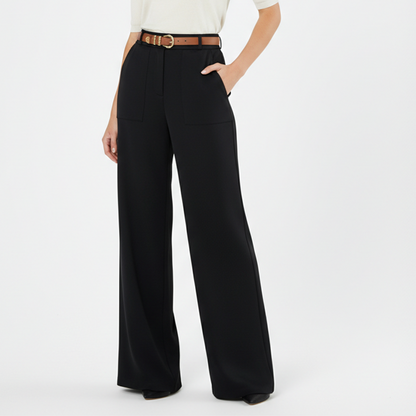 Women's High-Waisted Wide-Leg Pants