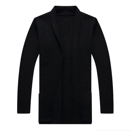 [Best Gift For Him] Men's Knit Long Cardigan Jacket