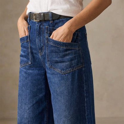 👖49% OFF NOW! ✨ Women‘s Casual High-Rise Wide-Leg Jeans – Flattering Fit, Stretchy Comfort & Effortless Style 👖