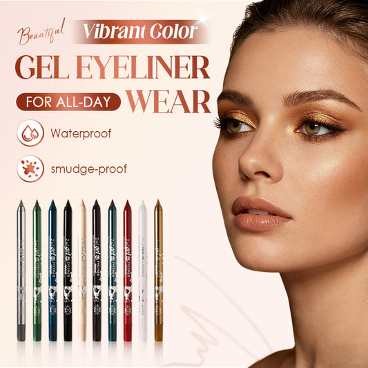 Vibrant Color Gel Eyeliner for All-Day Wear