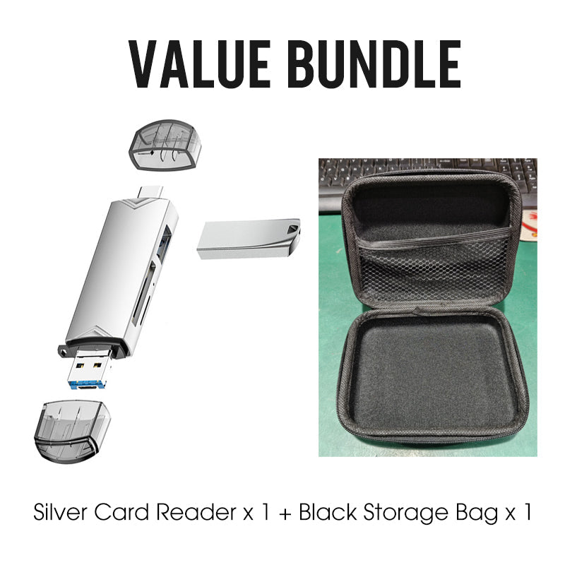 6-in-1 USB 3.0 OTG Card Reader