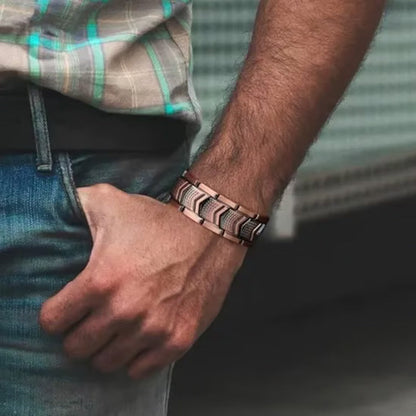 Vintage Magnetic Copper Bracelet