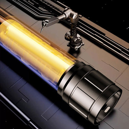 LED Strong Light Retractable Flashlight🎁Flashlight + Type-C Cable