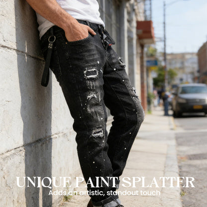 🔈🔈HOT SELLING NEW PRODUCTS - 49%OFF👖Men's Slim Fit Ripped Distressed Jeans