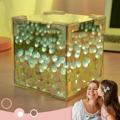 Magic Cube DIY Tulip Mirror Light