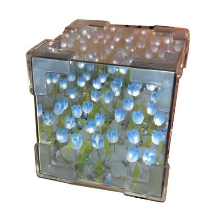 Magic Cube DIY Tulip Mirror Light