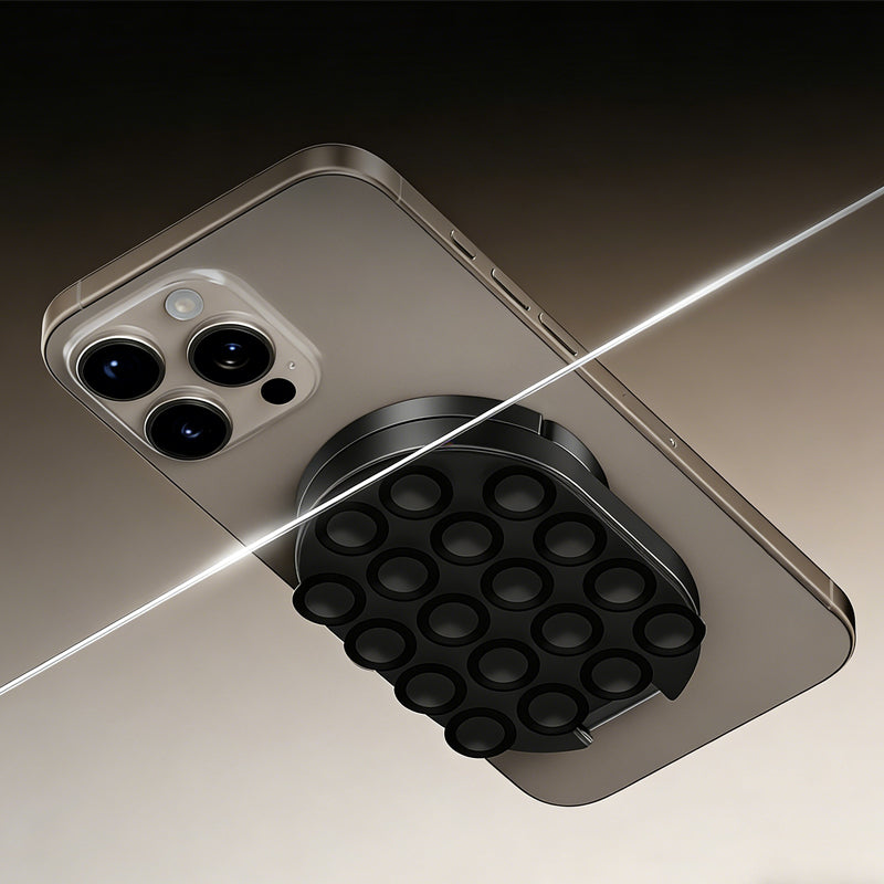 🥳2026 HOT SALE🥳💞50K+ SOLD!📱🧲 50% OFF! Magnetic & Suction Phone Stand – Dual grip, 360° tilt. Folds flat for travel. Strong hold on any surface. Your hands-free helper. 🛡️🔄