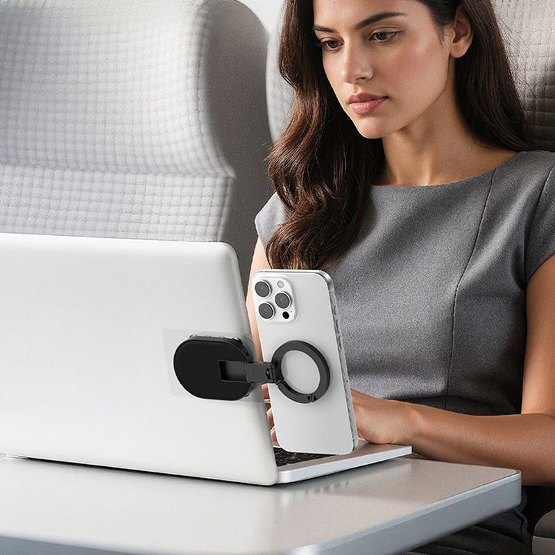 🥳2026 HOT SALE🥳💞50K+ SOLD!📱🧲 50% OFF! Magnetic & Suction Phone Stand – Dual grip, 360° tilt. Folds flat for travel. Strong hold on any surface. Your hands-free helper. 🛡️🔄