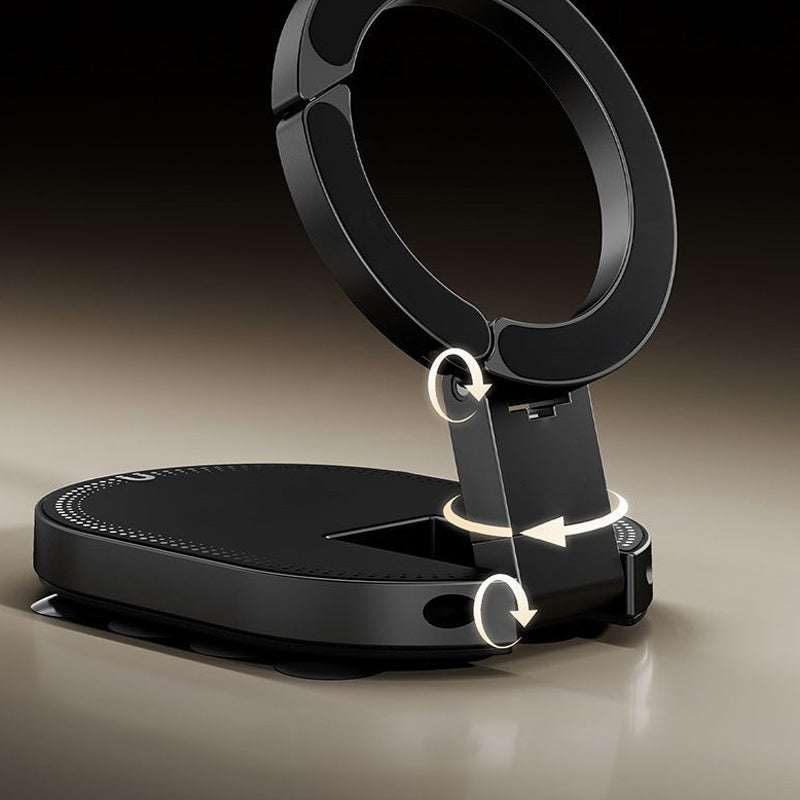 🥳2026 HOT SALE🥳💞50K+ SOLD!📱🧲 50% OFF! Magnetic & Suction Phone Stand – Dual grip, 360° tilt. Folds flat for travel. Strong hold on any surface. Your hands-free helper. 🛡️🔄