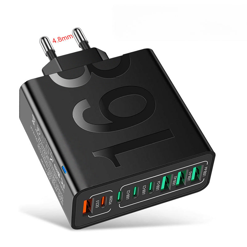💎 49% OFF! 💎 Multi-Port 150W Fast Charging Hub – 8 USB Ports, Smart Chip Protection & Universal Plug Options 🔌