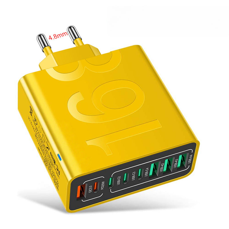 💎 49% OFF! 💎 Multi-Port 150W Fast Charging Hub – 8 USB Ports, Smart Chip Protection & Universal Plug Options 🔌
