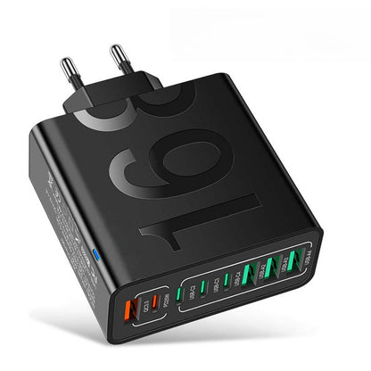 💎 49% OFF! 💎 Multi-Port 150W Fast Charging Hub – 8 USB Ports, Smart Chip Protection & Universal Plug Options 🔌