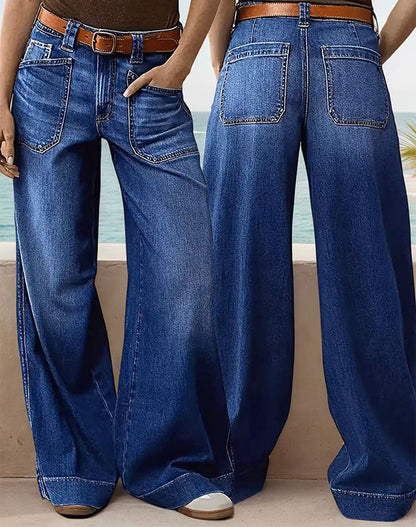 👖New Arrival Hot Sale - 60% OFF🔥🥳50K+ SOLD!💥Women's High-Waist Wide-Leg Jeans