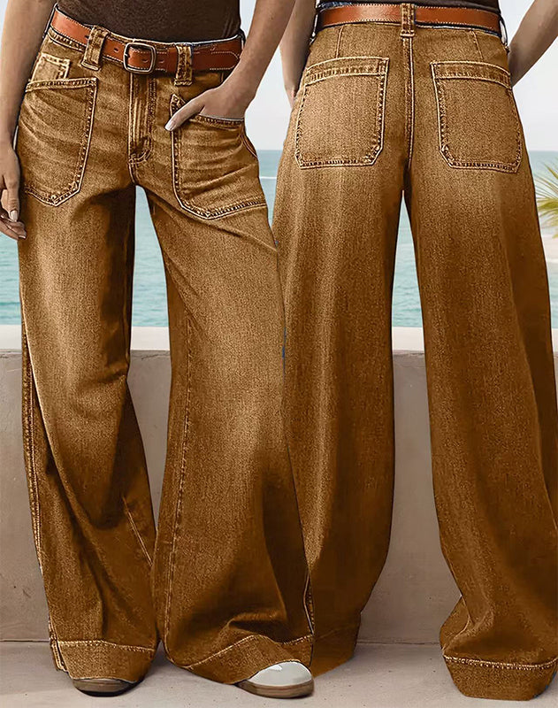 👖New Arrival Hot Sale - 60% OFF🔥🥳50K+ SOLD!💥Women's High-Waist Wide-Leg Jeans