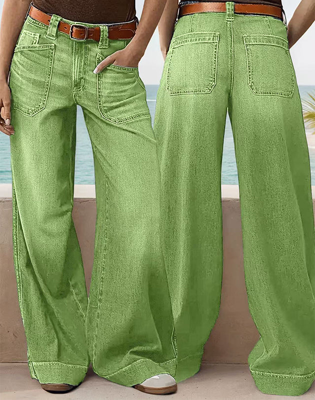 👖New Arrival Hot Sale - 60% OFF🔥🥳50K+ SOLD!💥Women's High-Waist Wide-Leg Jeans