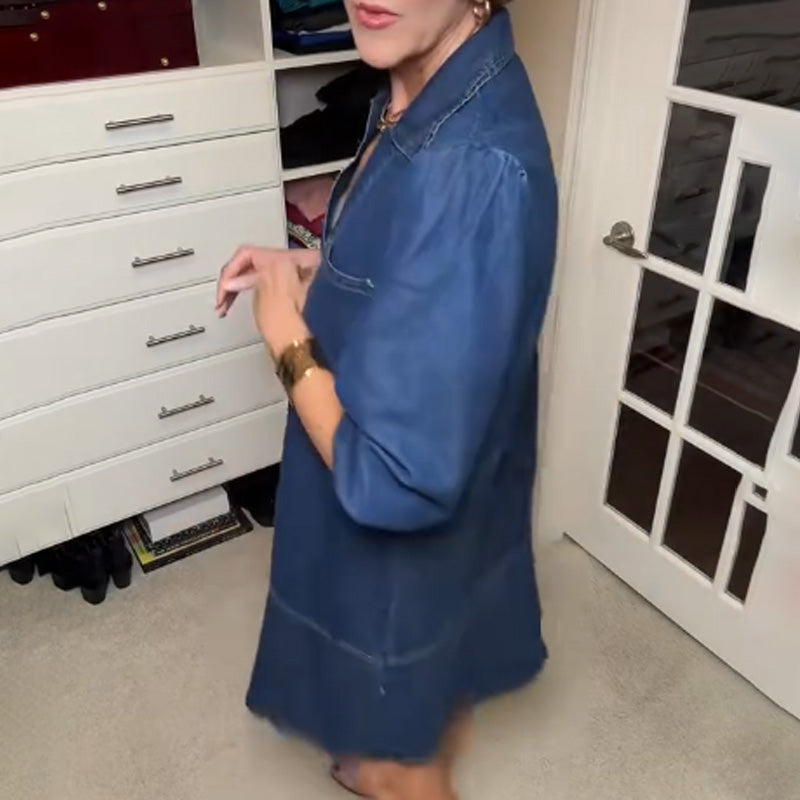 Women's Casual Denim Dress