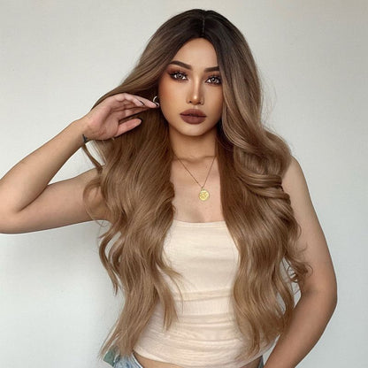 Beautiful Fluffy Long Curly Hair Wig