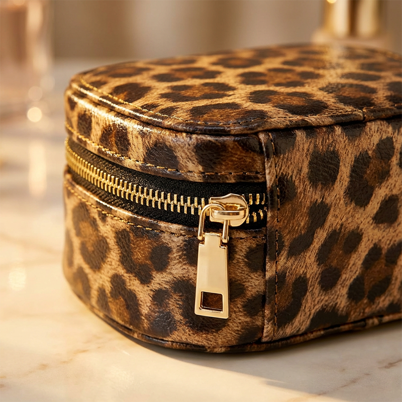 Travel Makeup Case with LED Lighted Mirror