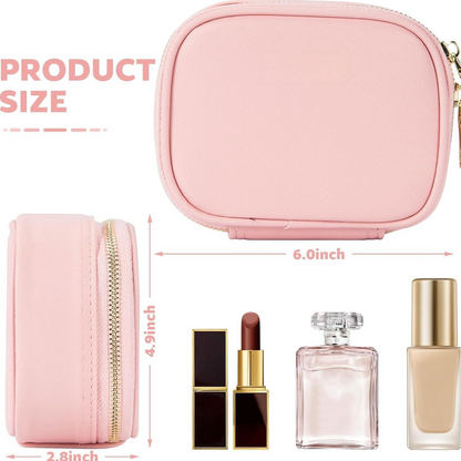 Travel Makeup Case with LED Lighted Mirror