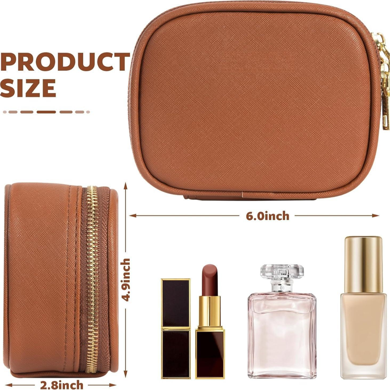Travel Makeup Case with LED Lighted Mirror