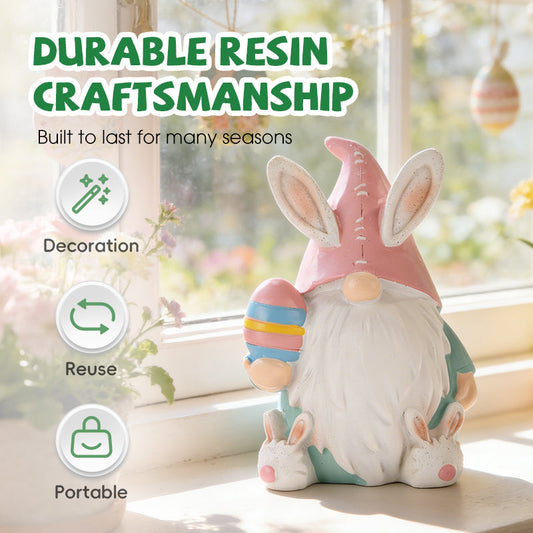 Easter Bunny Gnome Figurine