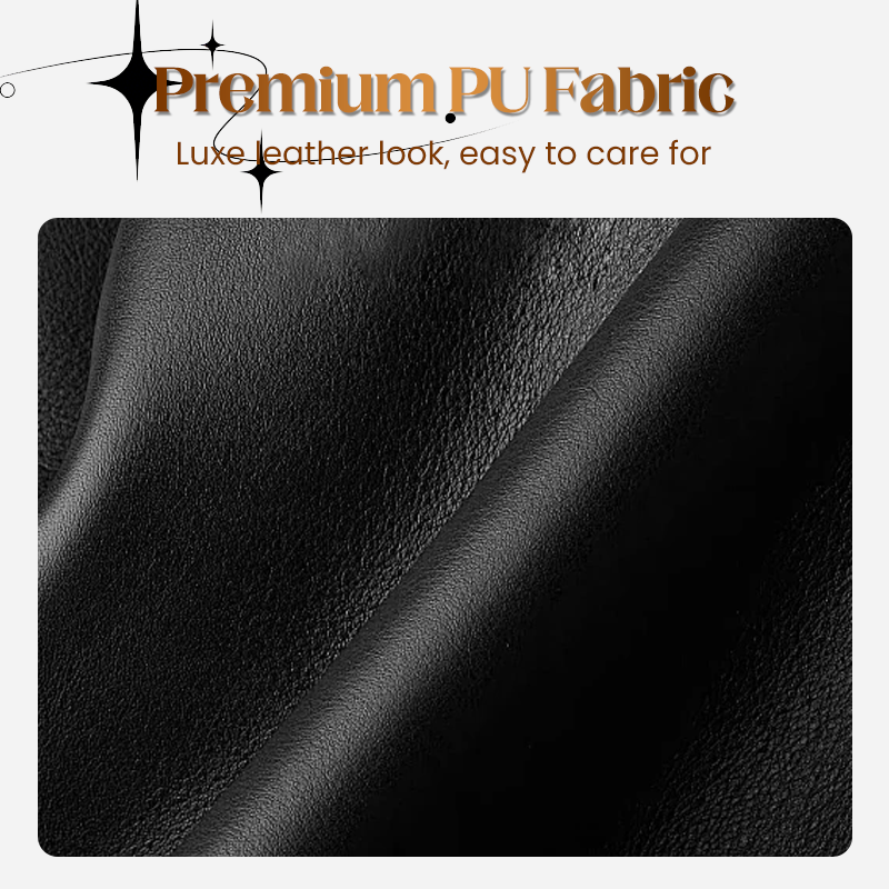 Modern High-Waist Leather Wide-Leg Pants