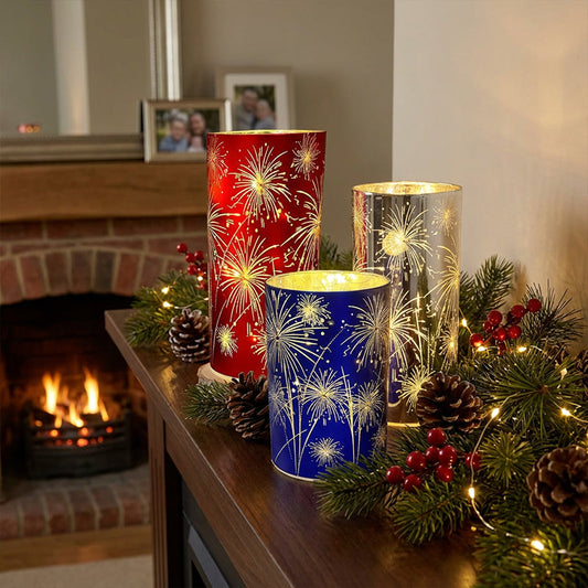 🧨Hot sale 50% OFF🎇Flameless Fireworks Candle Lamp