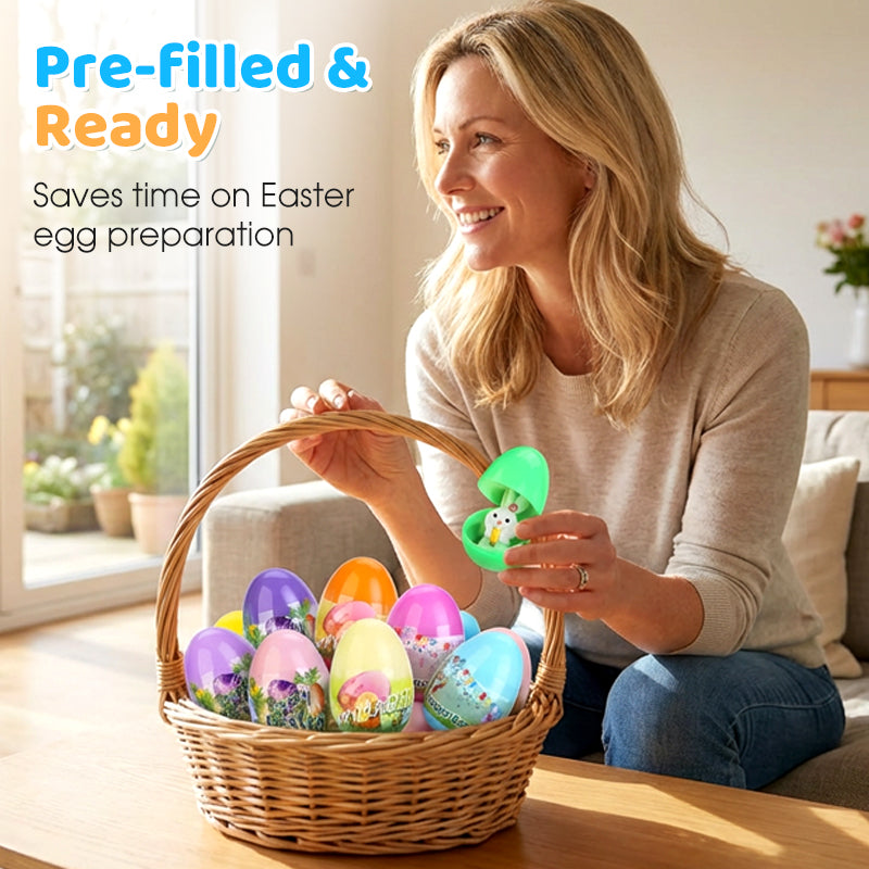 Pre-Filled Surprise Easter Egg with Toy
