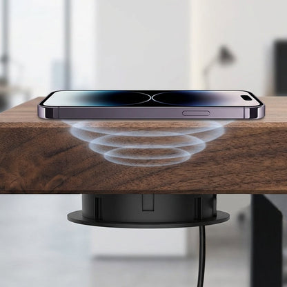 Under-Desk Hidden Wireless Charger