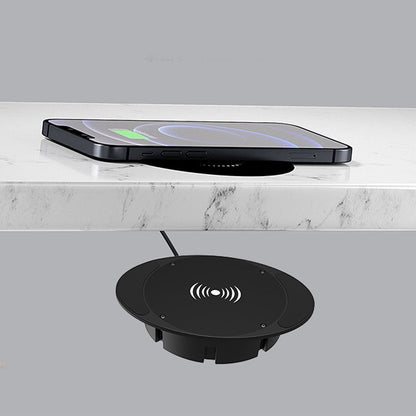 Under-Desk Hidden Wireless Charger