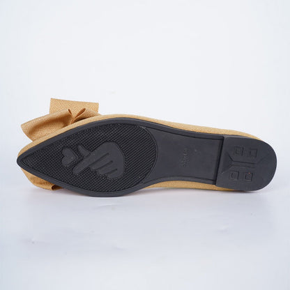 Women's Pointed Toe Bow-Knot Flats