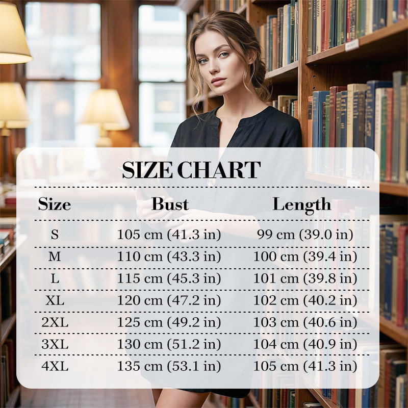 🎁Free Gift With Purchase 🎁 Women's Casual V-Neck Linen Shirt Dress
