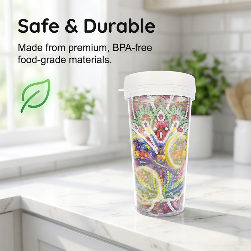 Creative Rhinestone Art Water Cup Craft Kit